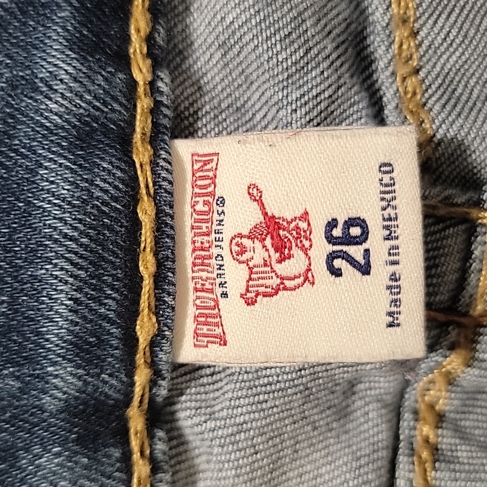 True Religion Women's Light Blue Skinny Jeans Size 26 - Picture 3 of 12